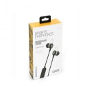 Sports Earphones Platinet Black