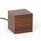Ρολόι Ξύλινο CUBE
