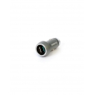 CAR CHARGER OMEGA QUICK CHARGE 2xUSB 3A SPACE GREY (44252)