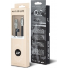 USB Flat Cable Lightning BEEYO Black 1m
