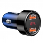 Baseus Car Charge Magic PPS QC 4.0+ USB + PD Blue 45W
