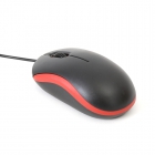 MOUSE  OMEGA OM-07 3D OPTICAL 1000DPI VALUE LINE V2 RED [43185]