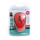 Mouse Omega  OM-415 Wireless 1000DPI Red/Black