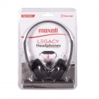 Headphones Maxell HP-360 Midsize Legacy Mic Black