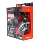 OMEGA VARR HEADSET HI-FI STEREO MIC OVH4060 LED VIBRATION GRAY [44409]