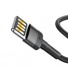 Cable Baseus Double Side 8-pin Cafule Gray-Black 2,4A