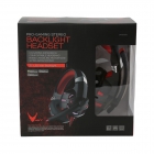 Headset OMEGA VARR Pro-Gaming Stereo HI-FI Mic LED Blacklight Red OVH5055R