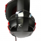 Headset OMEGA VARR Pro-Gaming Stereo HI-FI Mic LED Blacklight Red OVH5055R