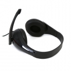 Headset Freestyle HI-FI Stereo + MIC + Adapter 2-1 FH4008 Black [42675]