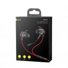 Earphones Baseus Wire Gamo C15 Type-C Red-Black