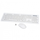 Keyboard Rebeltec Wireless With Mouse Whiterun White