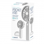 Desk Fan Platinet Rechargeable 1200 mAh White/Grey