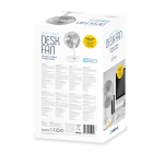 Desk Fan Platinet Rechargeable 3000 mAh 3 Steps White/Grey