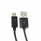 USB Cable Omega PVC Micro-USB & Data Poly Cable 1m Black