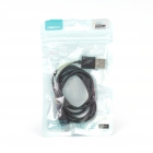 USB Cable Omega PVC Micro-USB & Data Poly Cable 1m Black