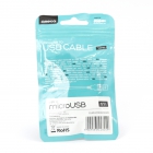 USB Cable Omega PVC Micro-USB & Data Poly Cable 1m Black