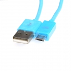 USB Cable Omega PVC Micro-USB & Data Poly Cable 1m Blue