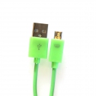 USB Cable Omega PVC Micro-USB & Data Poly Cable 1m Green