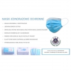 Protective Face Masks 3 Layer Pack 50