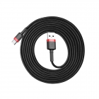 USB Cable Baseus Type-C Cafule Red-Black 2Α 2m