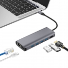 Multimedia Adapter Platinet Type-C Docking Station 7in1