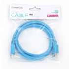 Cable HDMI Omega v1.4 1,5m Bulk Blue