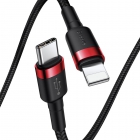 Type-C Cable Baseus Lightning Cafule 18W 1m Red-Black