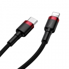 Type-C Cable Baseus Lightning Cafule 18W 1m Red-Black