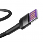 USB Cable HW QC Baseus Type-C 40W 1m Gray-Black