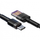 USB Cable HW QC Baseus Type-C 40W 1m Gray-Black