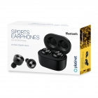 Earphones Platinet Bluetooth Sport + Charging Station Black