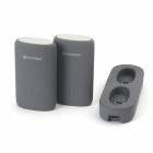 Power Bank Platinet Bank Dual 2x 5000mAh Docking Station IC Gray