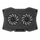 COOLER PAD OMEGA 2 FANS BLACK [45425]