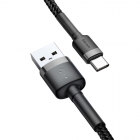 USB Cable Baseus Type-C Cafule Gray-Black 2Α 2m