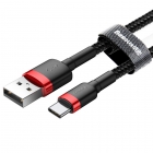 USB Cable Baseus Type-C Cafule Red-Black 2Α 3m