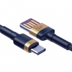 USB Cable HW QC Baseus Type-C 40W 1m Gold-Blue