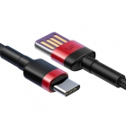 USB Cable HW QC Baseus Type-C 40W 1m Red-Black