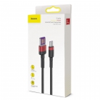USB Cable HW QC Baseus Type-C 40W 1m Red-Black