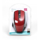 Mouse Omega Wireless 2,4GHz OM-08W 1000/1200 / 1600DPI Red
