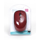 Mouse Omega Wireless 2,4GHz OM-0431W 1000/1200 / 1600DPI Fabric Brainded Red