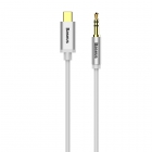 Audio Cable Baseus Mini Jack Yiven Type-C 1,2m White