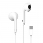 Earphones Platinet USB-C White