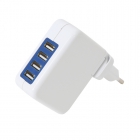 Wall Charger Omega 4xUSB White