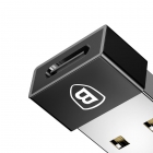 Adapter Baseus Exquisite USB-A to USB-C Black