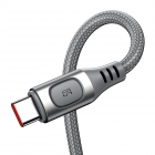USB Cable Baseus Type-C Flash Silver 5Α 2m