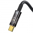 USB Cable Baseus Type-C 1m Auto Power Off 100W Black