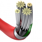 USB Cable Baseus Lighting 1m 2,4A Red