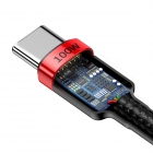 Type-C Cable Baseus Cafule PD Type-C 100W 5A 2m Black-Red