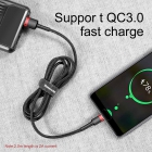 USB Cable Baseus Type-C 1m 3A Red-Black