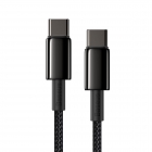 Type-C Cable Baseus Tungsten PD Type-C 100W 1m Black